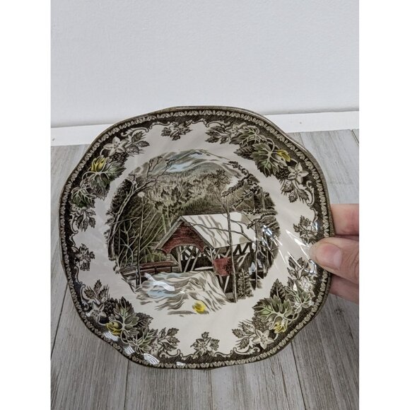 Vintage Johnson Brothers Friendly Village Rimmed Soup Bowl 6" - Picture 2 of 5